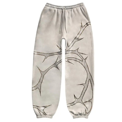 Amazing Streetwear Sweatpants Barbed Wire