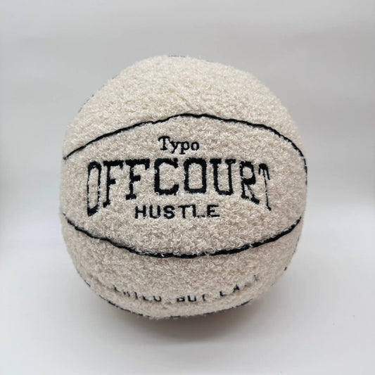 Off Court Basketball Plush Pillow