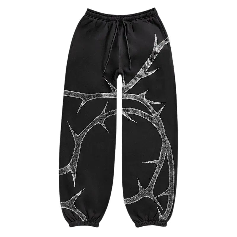 Amazing Streetwear Sweatpants Barbed Wire